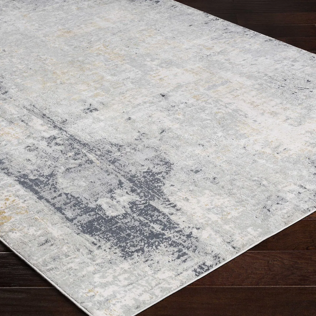 Paoli Gray Abstract 8 X 10 Rug