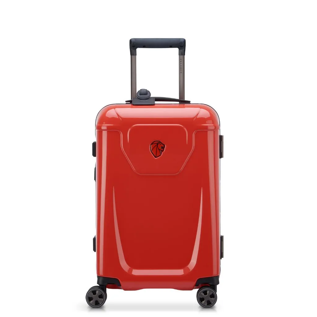 Peugeot Voyages 55cm Zipperless Carry On Luggage - Red