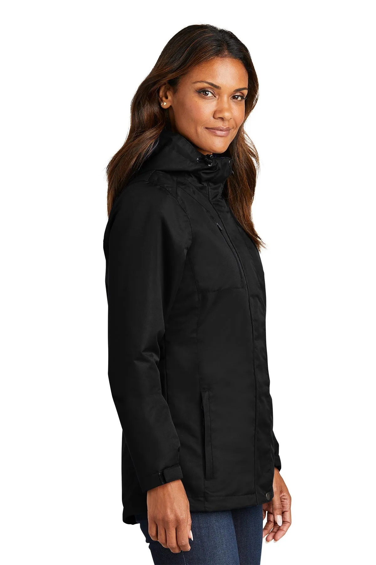 Port Authority Ladies All-Conditions Branded Jackets, Black