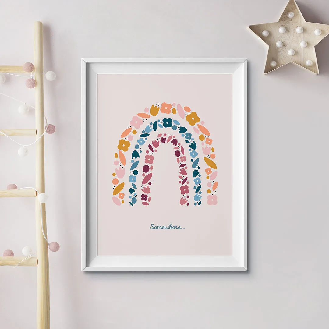 Rainbow Nursery Prints Set Of 2