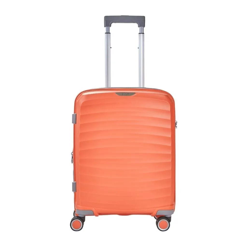 Rock Sunwave 54cm Carry On Hardsided Luggage - Peach