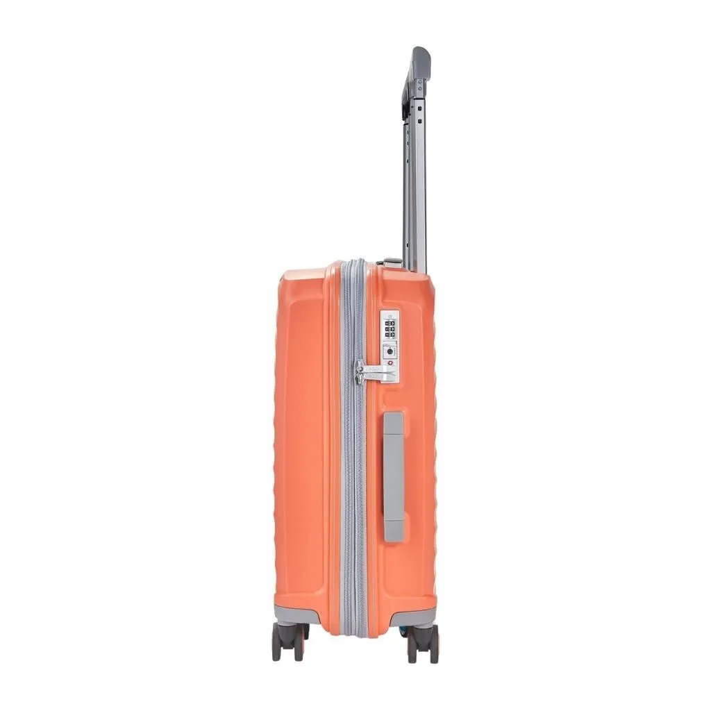 Rock Sunwave 54cm Carry On Hardsided Luggage - Peach