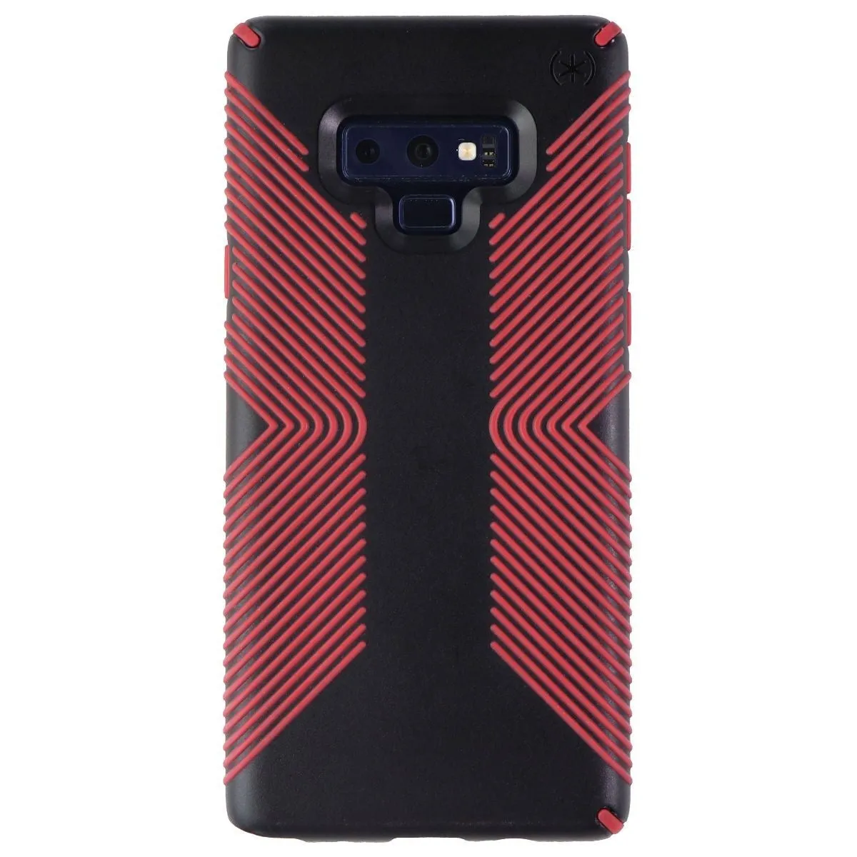 Speck Presidio Grip Series Case for Samsung Galaxy Note 9 - Black/Dark Poppy Red