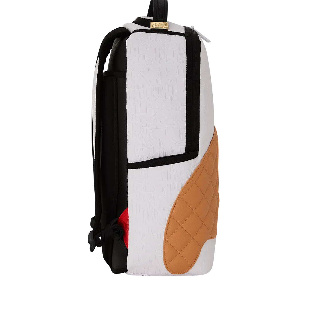 Sprayground Yokohama Backpack - White / Brown