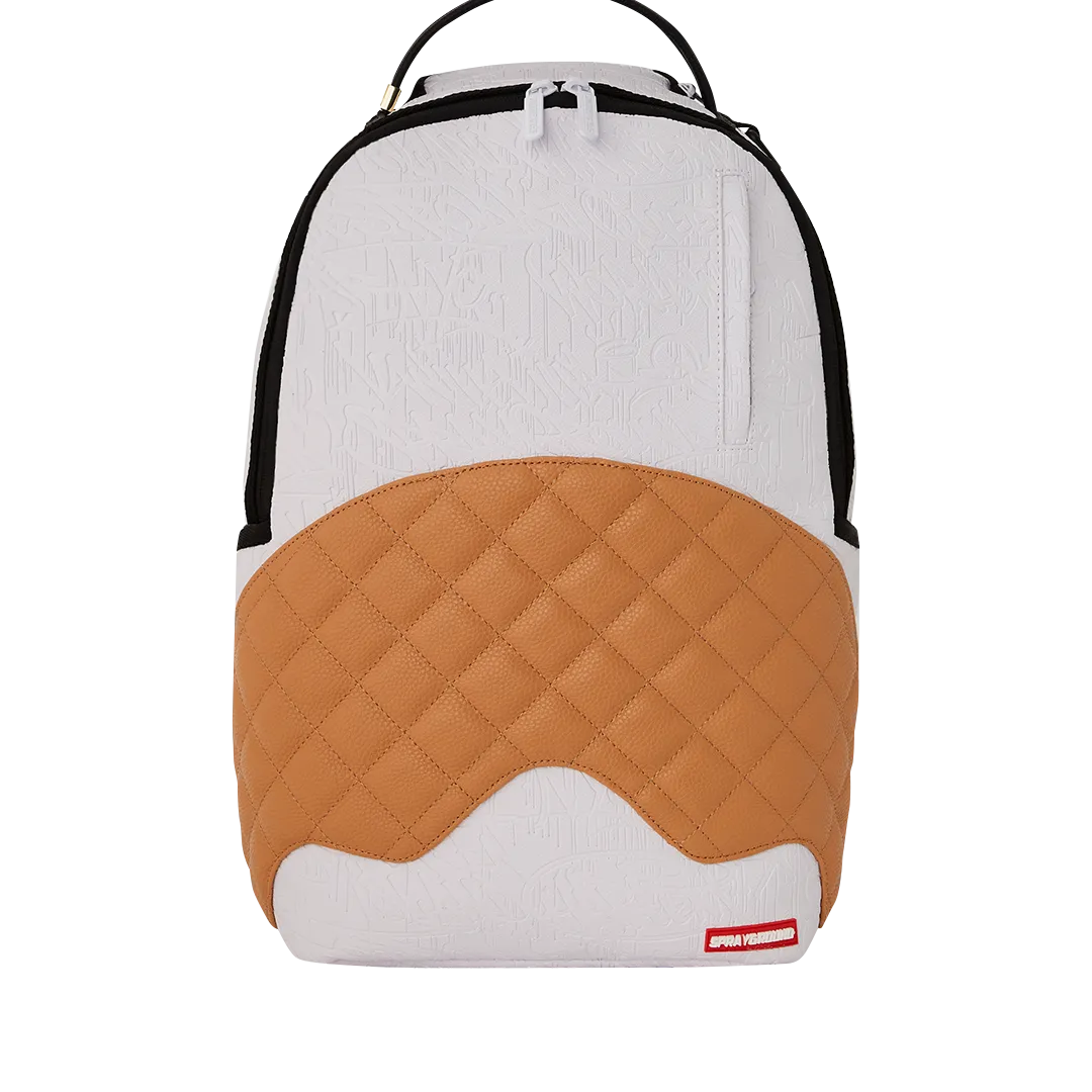 Sprayground Yokohama Backpack - White / Brown