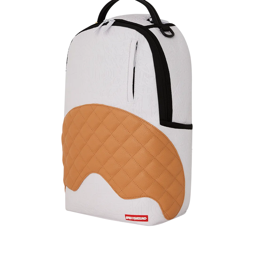 Sprayground Yokohama Backpack - White / Brown