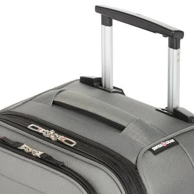 SWISSGEAR Zurich Softside Carry On Spinner Suitcase - Iron Gray