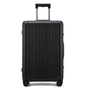 TREK Aluminum Suitcase Black