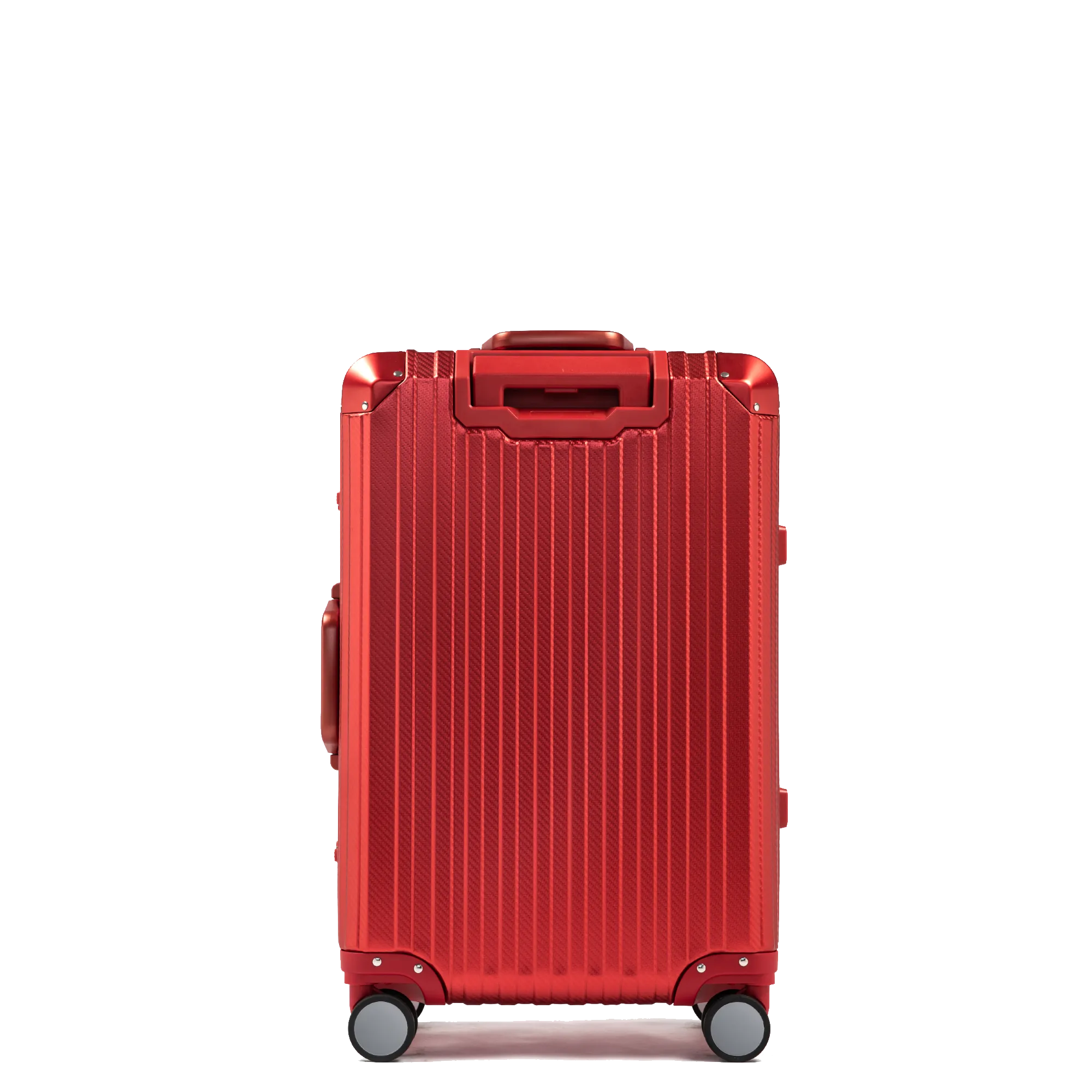 TREK Aluminum Suitcase Red