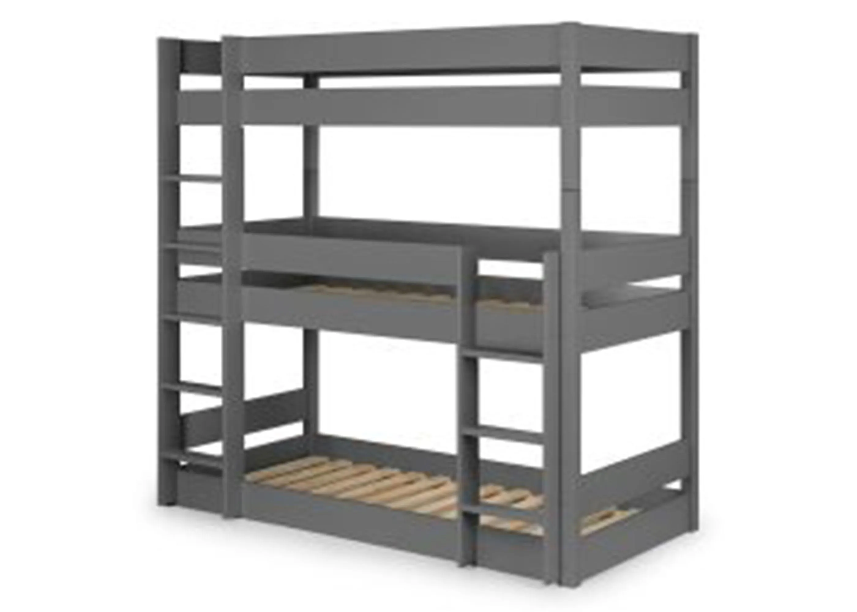 Triple Sleeper Bunk Bed with Mattresses