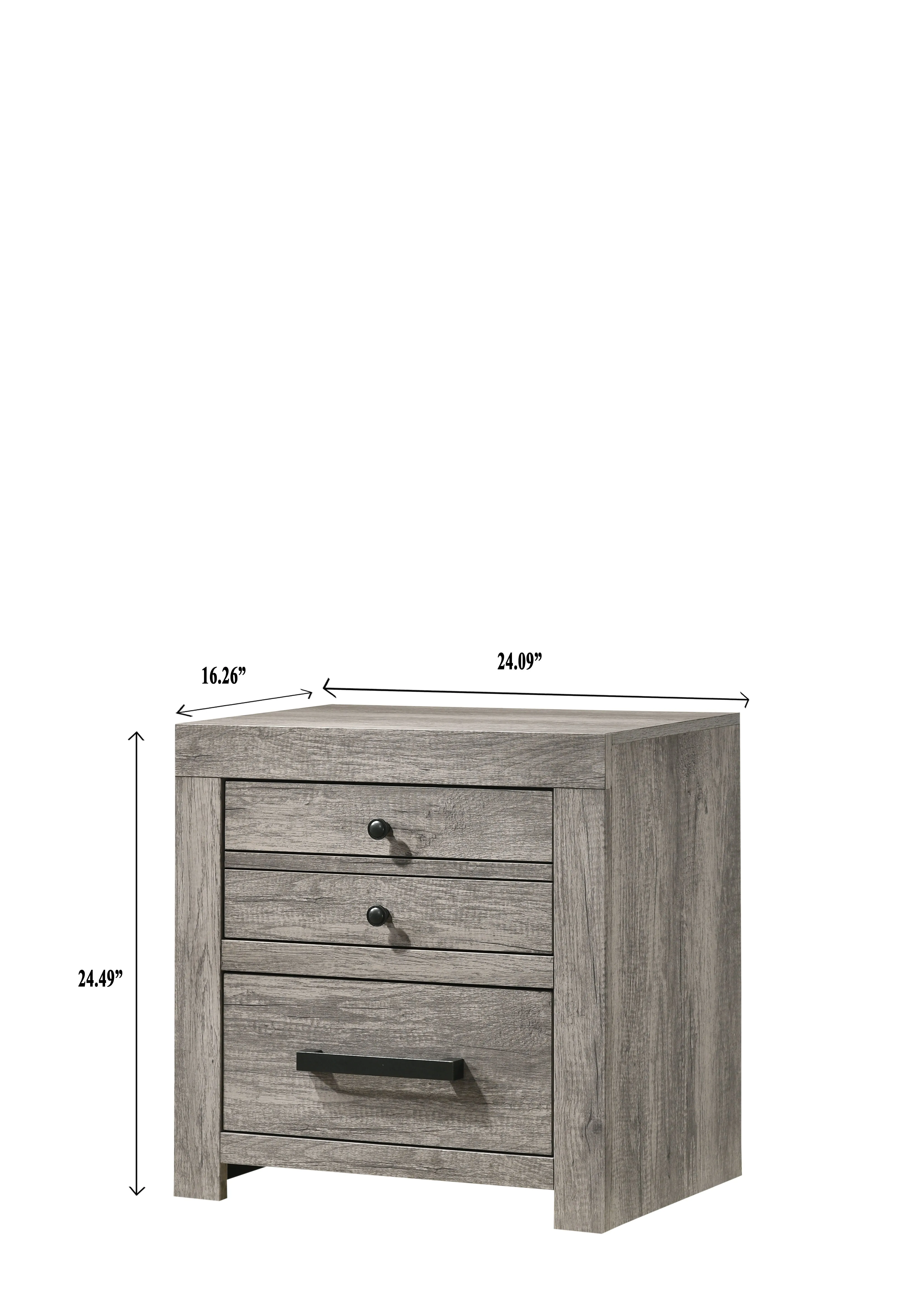 Tundra - Nightstand - Gray