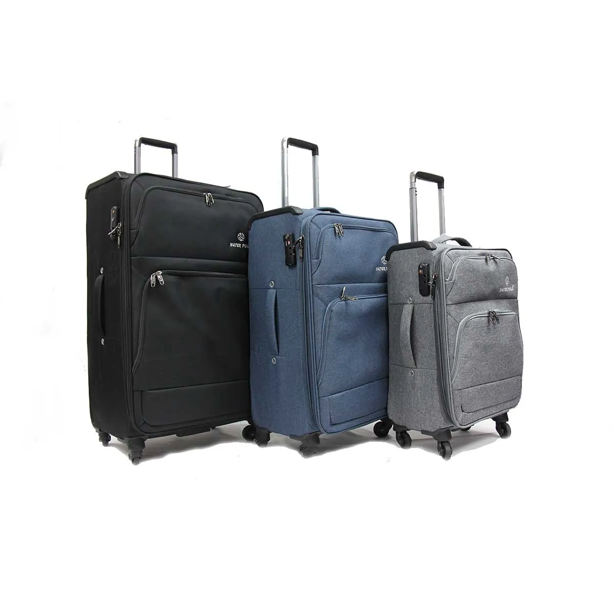 Ultralight Softside Expandable Luggage with Spinner Wheels TSA Lock