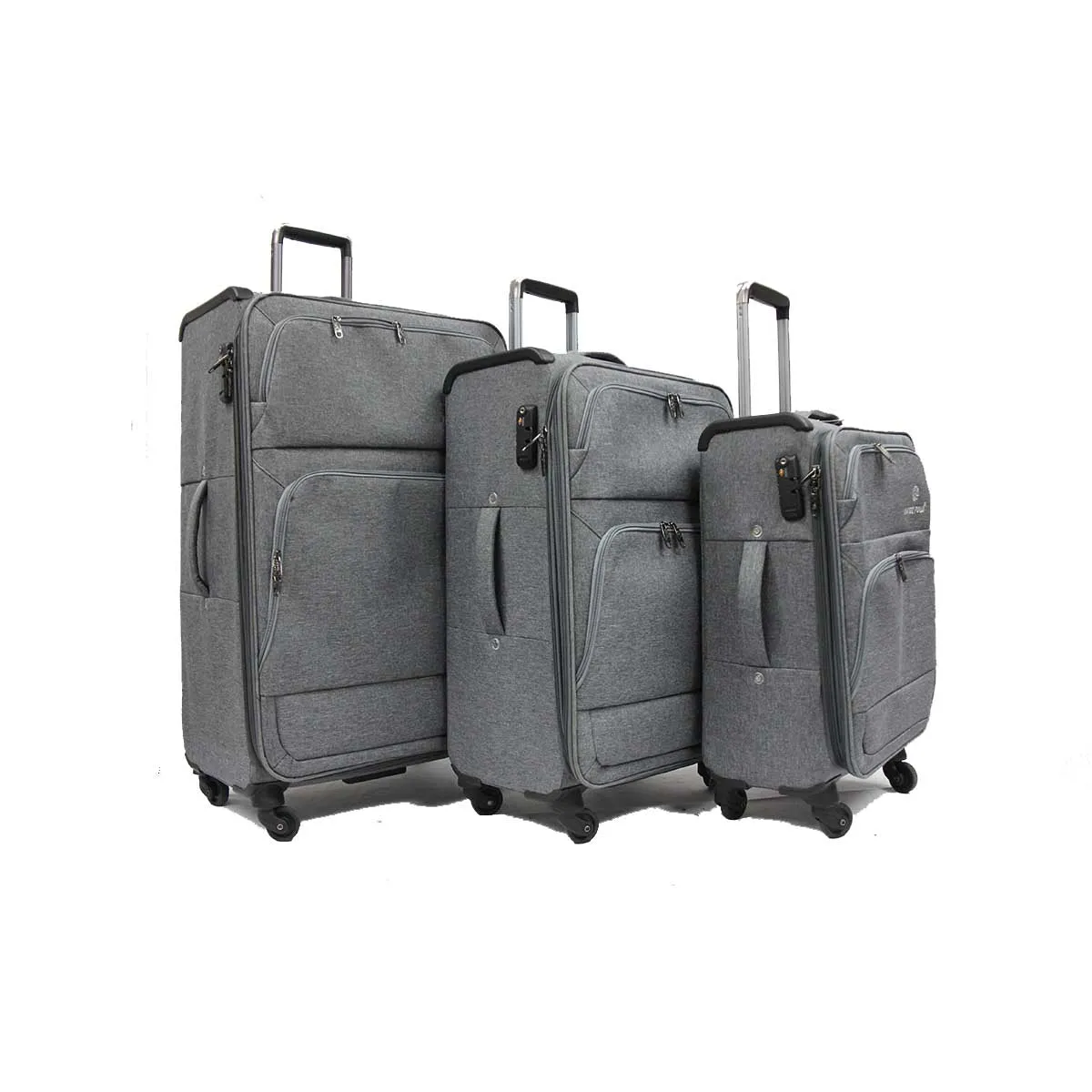 Ultralight Softside Expandable Luggage with Spinner Wheels TSA Lock