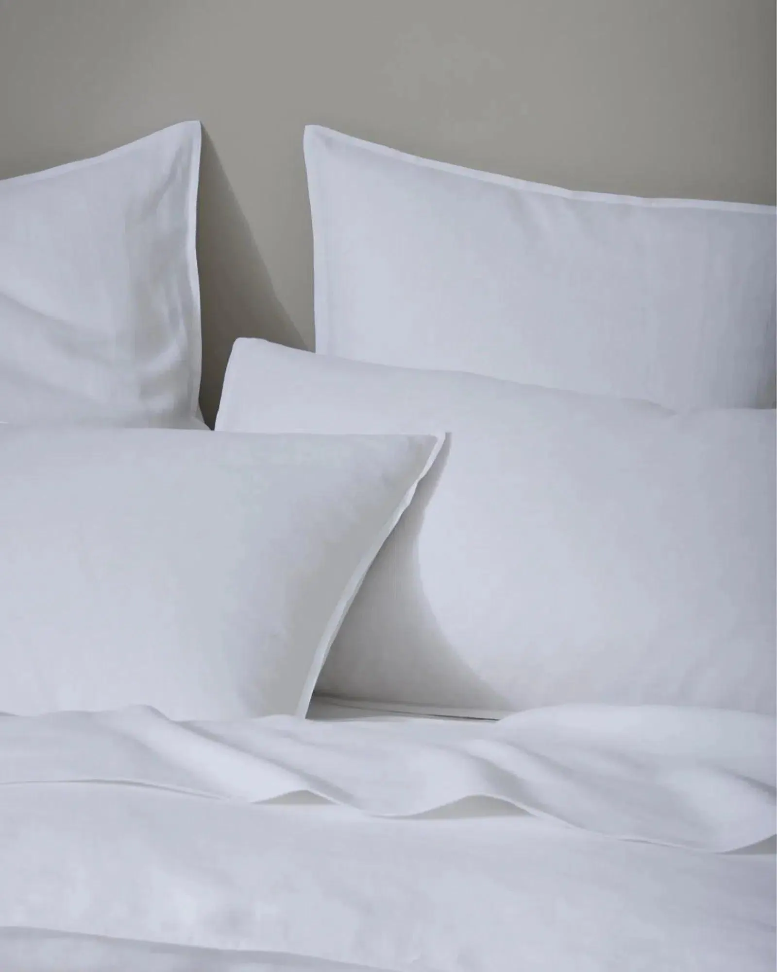 Weave Ravello Linen Pillow Case Pair - White