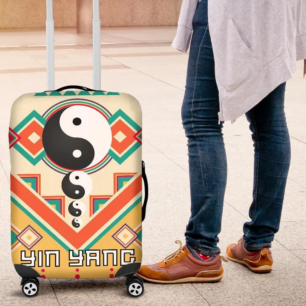 Yin Yang Luggage Cover